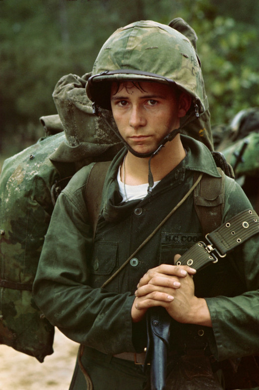 A soldier who fought in the Vietnam War.