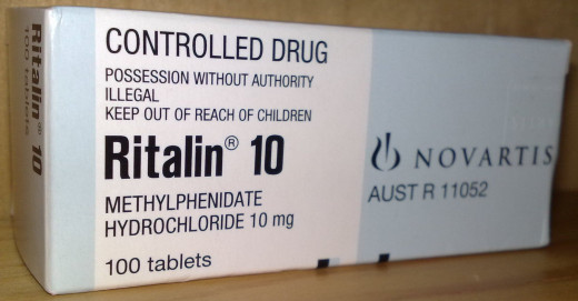 Ritalin, a medication commonly prescribed for ADHD.