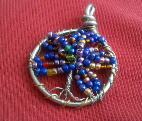 Third attempt, roots getting better, but wire too thin for 3-D look.
