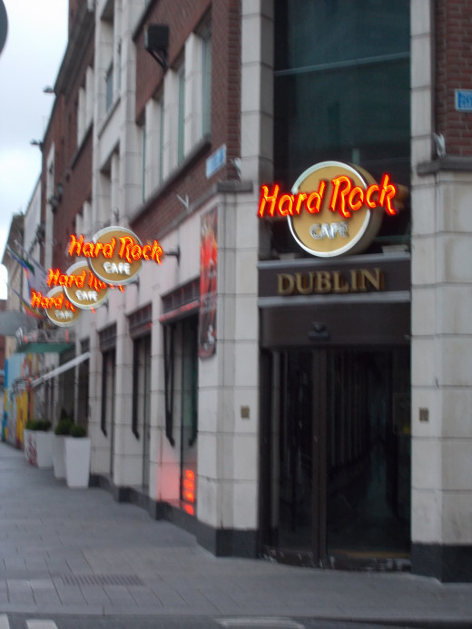 Dublin's Hard Rock Cafe in Temple Bar