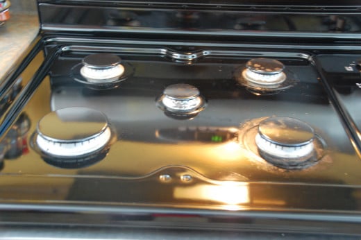 The Norwex cloths made my stovetop really shiny and almost new again!