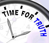 It is past time for the truth