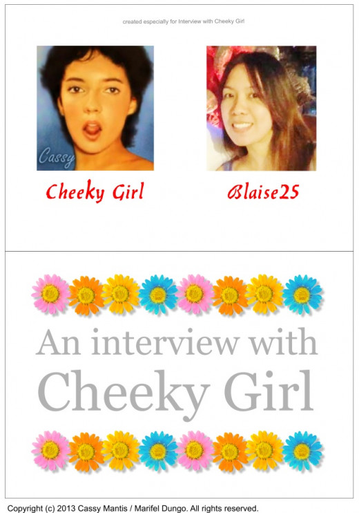 An Interview with Cheeky Girl. 2013.