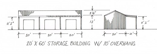Make a sketch of the building you want. It helps when speaking with an engineer or drafter.