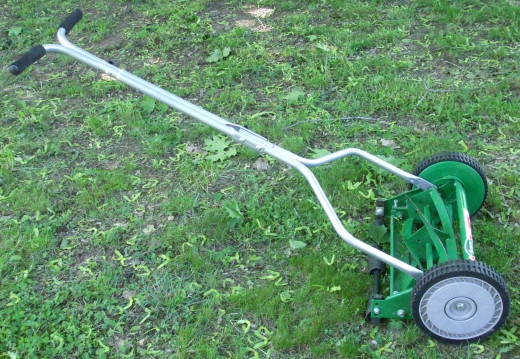 A beautiful mower: my reel mower from Scotts.