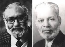 (Left) Nobel scientist, theory-founder for Higgs-Boson discovery Dr. Abdus Salaam, and (Right) Pakistan Foreign Minister and later President of UN General Assembly Sir Zafarullah Khan --- Devout Ahmadi-Muslims and. . cult members?