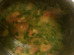 Lemon Ginger Lentil Soup from Mr-Veg's Kitchen