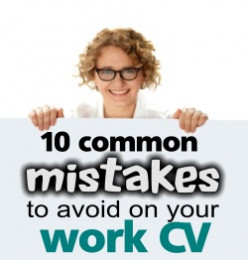 10 Common Mistakes To Avoid On Your Job CV