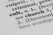 dictionary definition: see churches