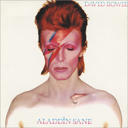 Bowie in crazy makeup