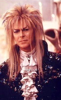 As Jareth, villain of Labyrinth