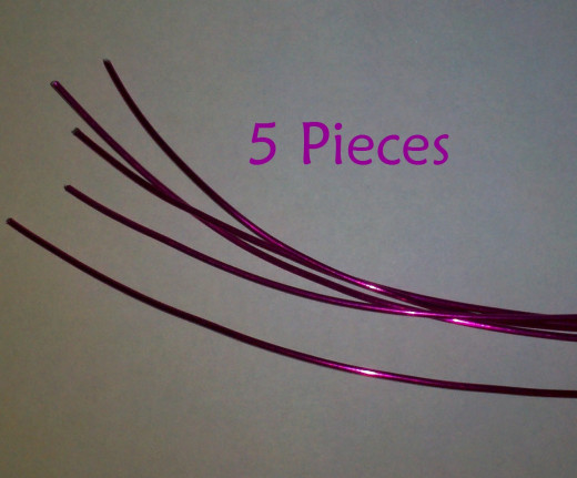 Cut 5 pieces about the length of a piece of letter size paper long side.