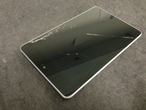 This Nexus was stepped on very hard.