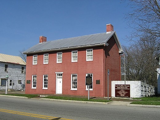 Levi   & Catherine Coffin's Indiana Home is now the Levi Coffin State Historic Site