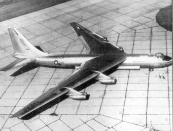 The Convair YB-60 bomber prototype