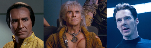 The faces of Khan Noonien Singh