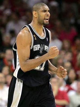 Veteran big man, Tim Duncan, will be playing for his fifth NBA title.