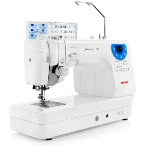 Janome MC-6300P Professional Heavy-Duty Computerized Quilting Sewing Machine w Extension Table, Walking Foot, Darning Foot