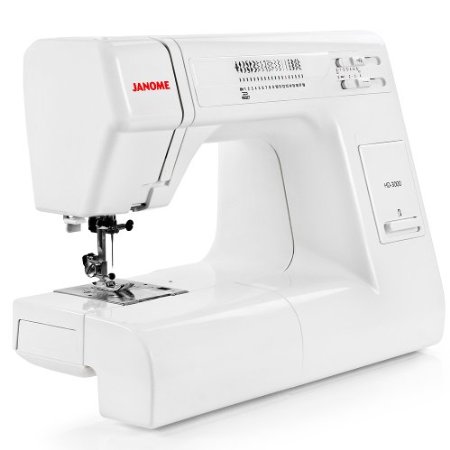Janome HD3000 Heavy-Duty Sewing Machine with 18 Built-In Stitches + Hard Case