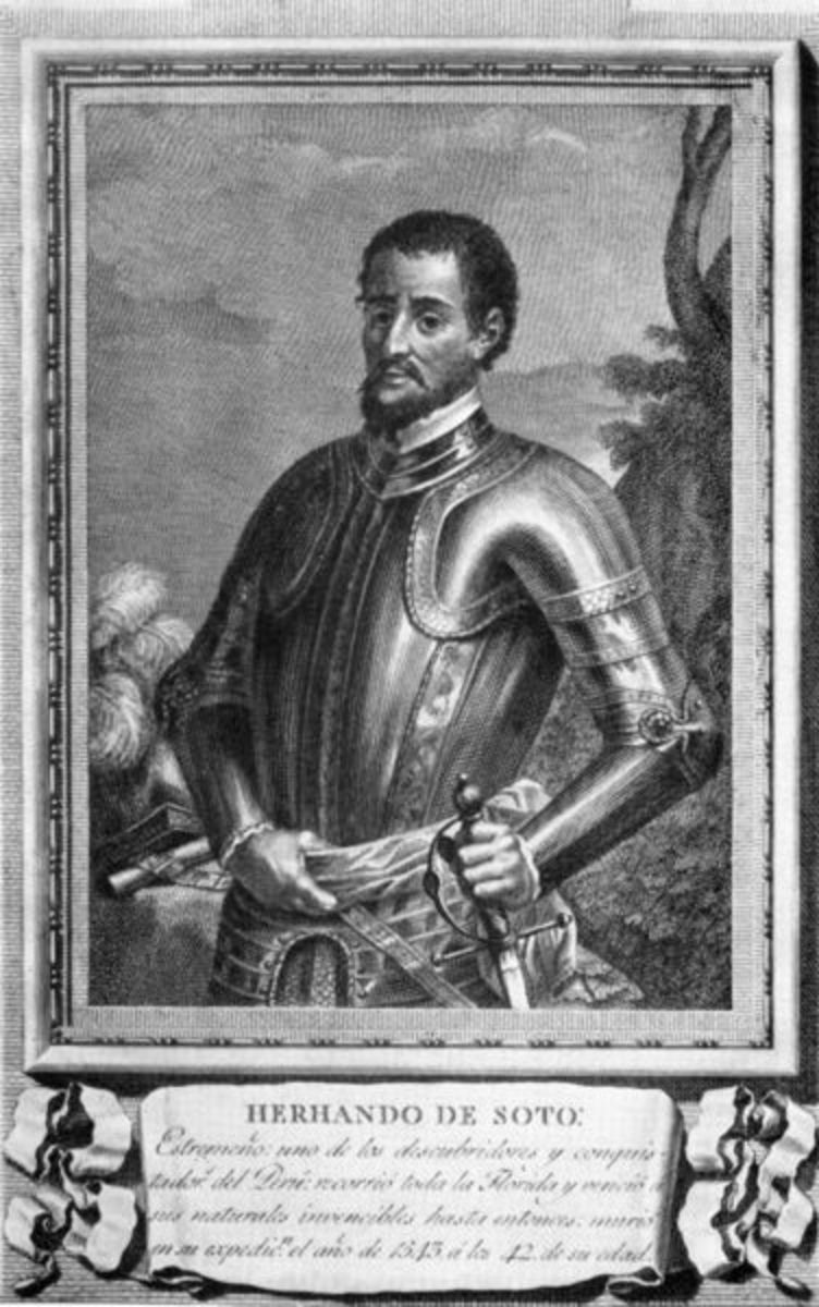 "AN OLD PORTRAIT OF HERNANDO DE SOTO (ca. 1500-1542)