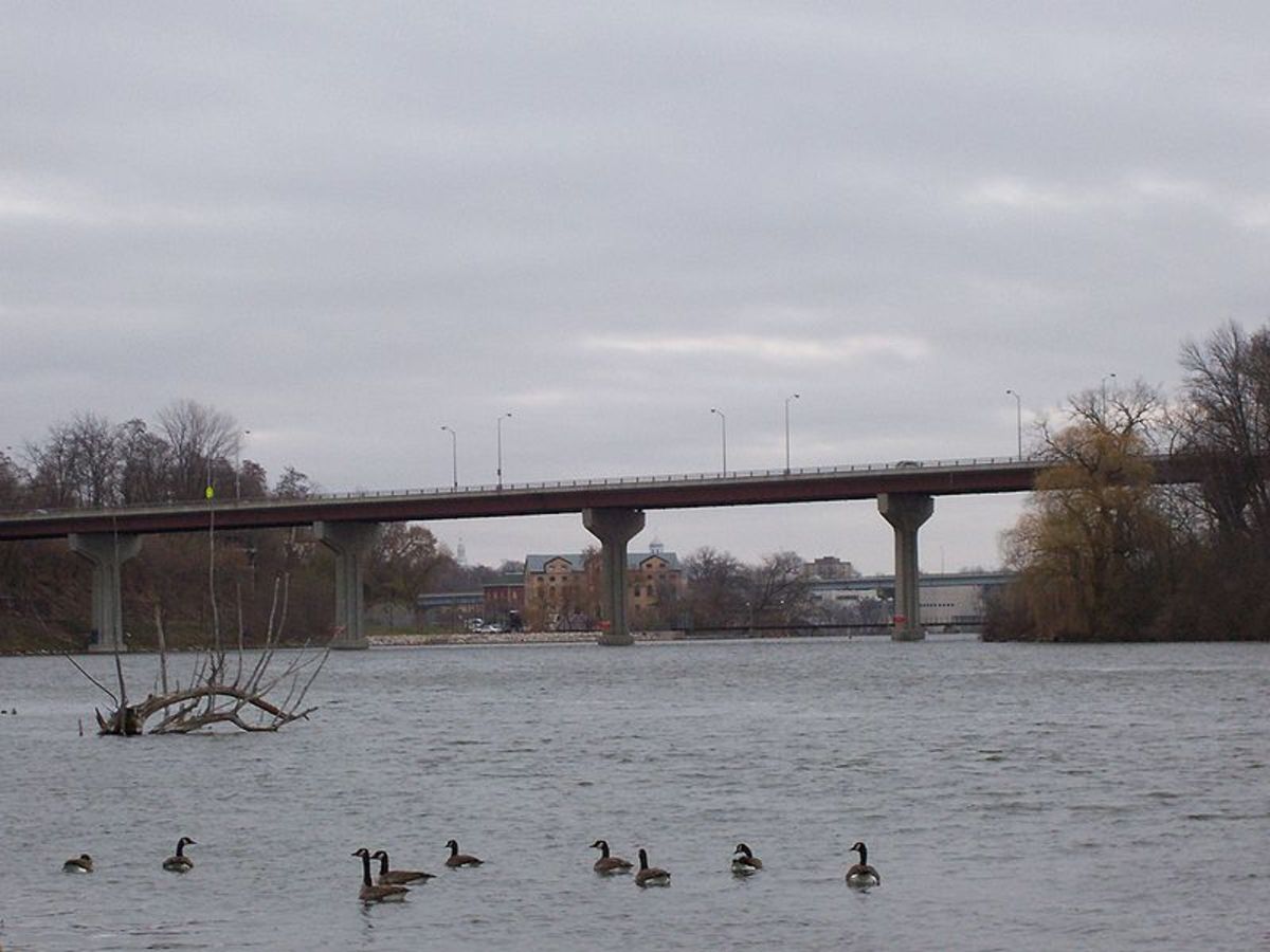 Bridge on the Fox River at Appleton