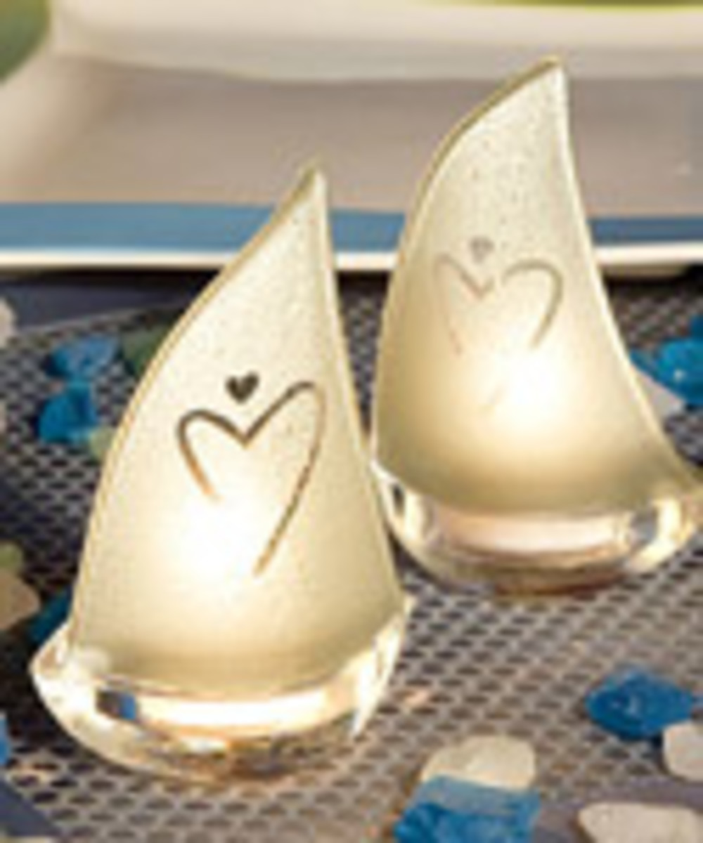 sailboat candleholders, favorfavor