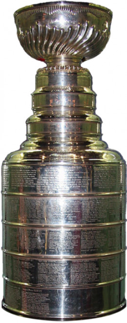 NHL Original Six Hockey Teams and the Stanley Cup Trophy