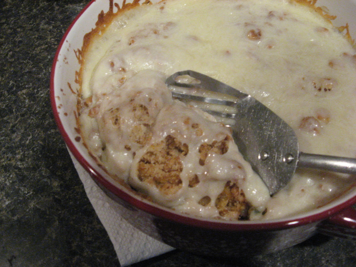 Crab Casserole - with Sherry and Cheese