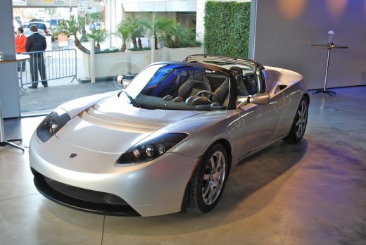 2011 Tesla Roadster - One of the higher end electric cars available on the market.