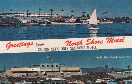 The Salton Sea in its glory days. 