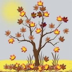 Fall scene graphic by Michelle Collins