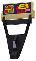 the iconic first game genie for the NES