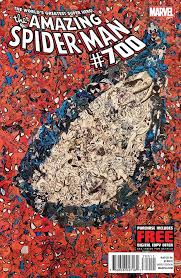 Just one of the available  covers of Amazing Spider-man # 700 the last Amazing Spider-man issue.