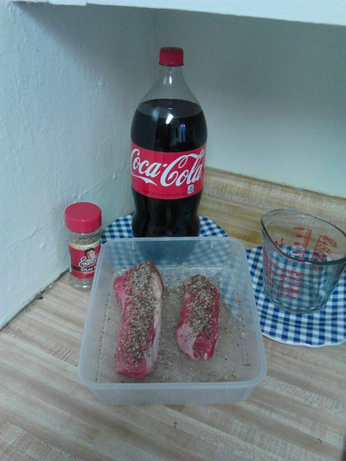 coca cola and steak experiment