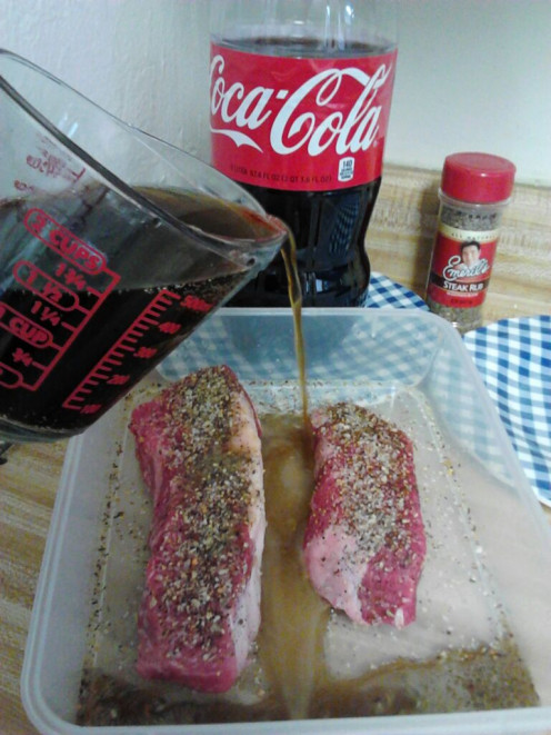 coca cola and steak experiment