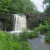 A man-made dam after the rain. A man-made dam after the rain.
