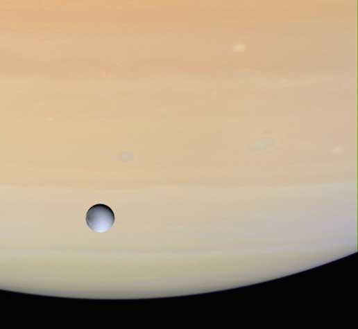 Dione is one of Saturn's moon
