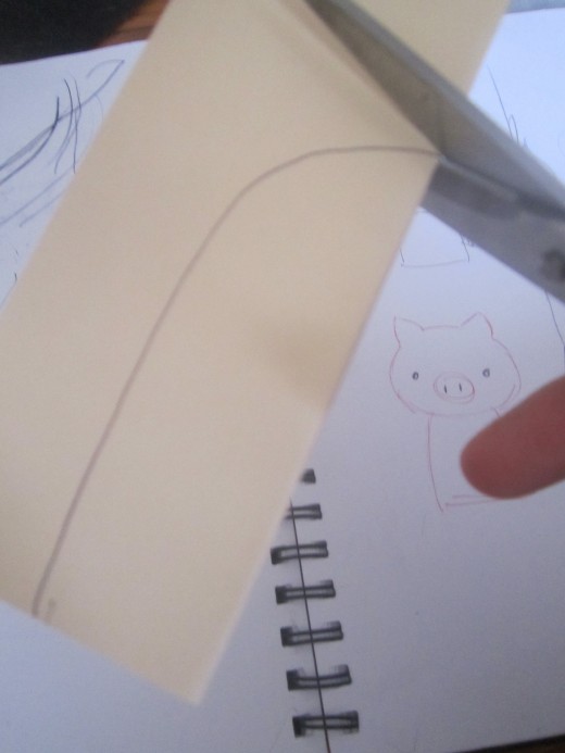 Each puppet will need two bodies, so it helps to have a template to keep them all the same size and shape.  Make sure to leave a little extra fabric along the side so that your hand or finger can slide in easily after sewing or gluing.  