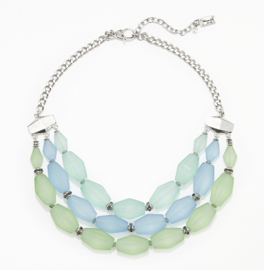 Kenneth Cole Beaded Triple Row necklace