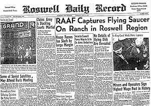 Maybe after all these years we finally know what happened at Roswell. 