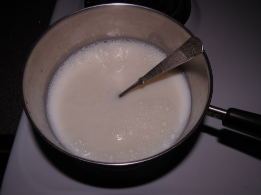 Tapioca in milk