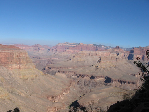 A view of the canyon from Hermit Trail