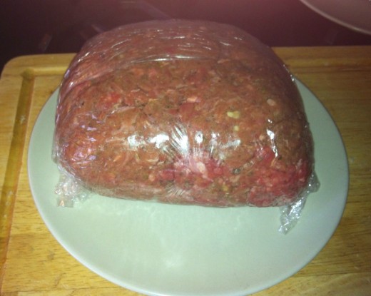 Cover with cling film and put in the fridge for at least half an hour