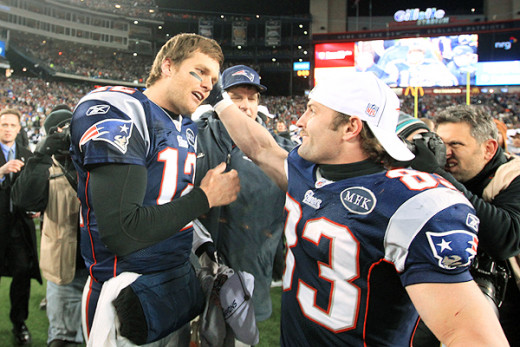 Quarterback Tom Brady and wide receiver Wes Welker have been one of the top passing tandems in the NFL for years. Photo: STAN GROSSFELD/THE BOSTON GLOBE/GETTY IMAGES