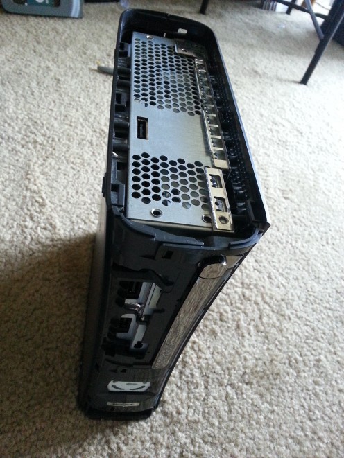 Side vents removed