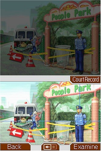Apollo Justice: Ace Attorney. A scene from the NDS game