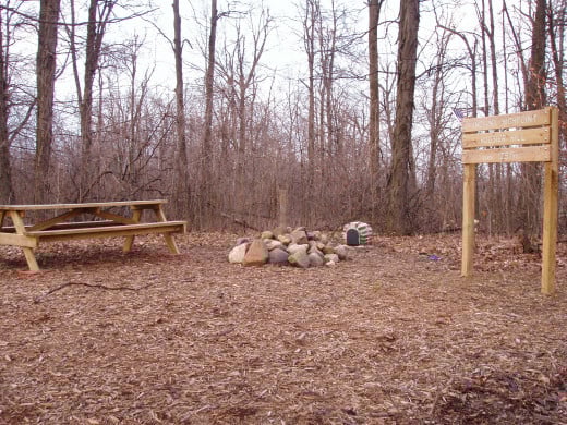 Hoosier Hill, high point of Indiana.