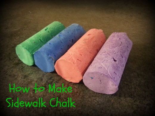 It's so easy to make...Sidewalk Chalk!!!