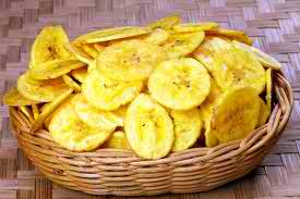 Banana chips is a delicious snack commonly prepared in Asian countries.