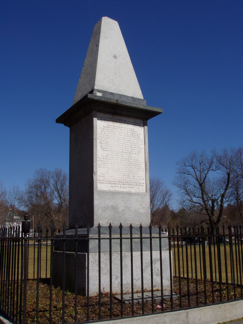Lexington Battle Green Monument
